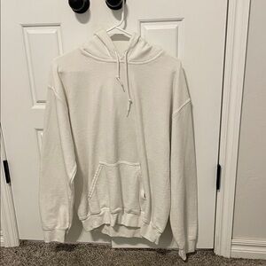 Gildan White Hoodie Sweatshirt